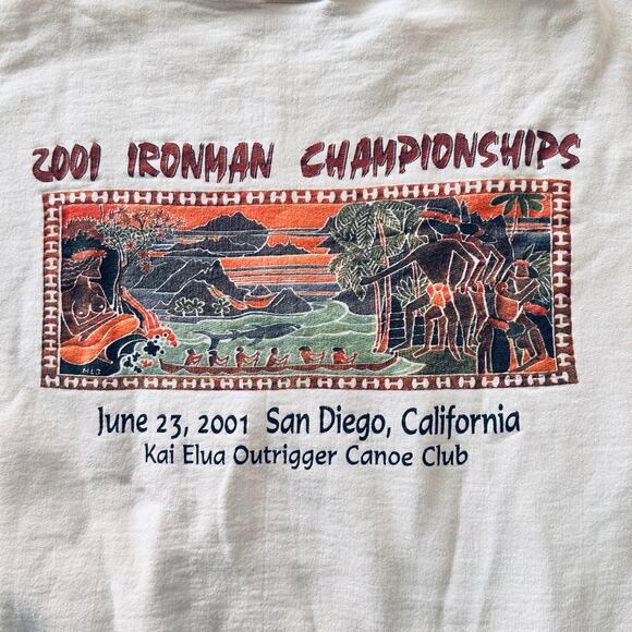 Vintage 2001 Outrigger Canoe Club Sweatshirt Mens 2XL Kai Elua - Picture 5 of 11